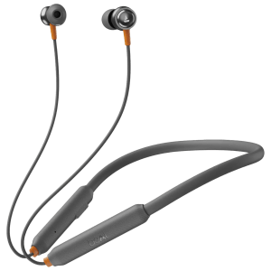 boAt Rockerz 185 Pro Neckband with Environmental Noise Cancellation (IPX4 Water Resistant, ASAP Charge, Fiery Grey)