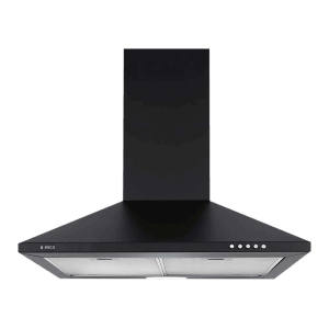 elica STRIP CF 60 NERO 60cm 880m3/hr Ducted Wall Mounted Chimney with Push Button Control (Black)