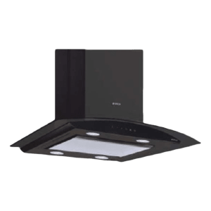 elica GLACE EDS PLUS HE LTW 90 NE 90cm 1220m3/hr Ducted Ceiling Mounted Chimney with User Friendly Operation (Black)