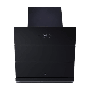 elica ISMART EFL HAC LTW 60 60cm Ductless Auto Clean Ceiling Mounted Chimney with Touch Control Panel (Black)