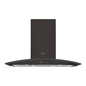 elica GLACE TRIM ETB PLUS LTW 903 NERO 90cm 1220m3/hr Ducted Wall Mounted Chimney with Push Control Buttons (Black)