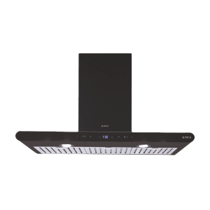 elica ISMART GALAXY BF LTW 90 NERO 90cm Ducted Wall Mounted Chimney with Touch Control Panel (Black)