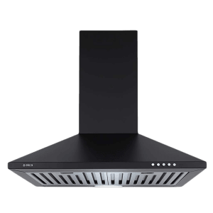 elica STRIP BF 60 NERO 60cm 880m3/hr Ducted Wall Mounted Chimney with Push Button Control (Black)