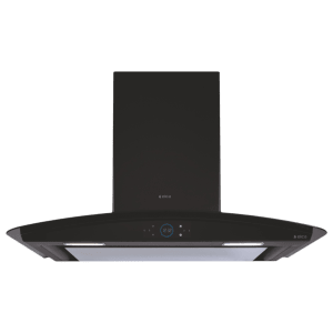 elica ISMART GLACE EDS LTW 90 NERO 90cm Ductless Wall Mounted Chimney with Motion Sensor (Black)