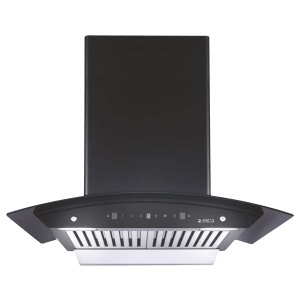 elica WDBF 606 HC MS NERO 60cm 1200m3/hr Ducted Auto Clean Wall Mounted Chimney with Touch Control Panel (Black)