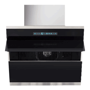 GLEN GL 6073 BL ACLN MS 75cm 1400m3/hr Ducted Auto Clean Wall Mounted Chimney with Touch Control Panel (Black)