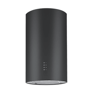 elica CIRCLE 350 NERO 35cm 1000m3/hr Ducted Wall Mounted Chimney with Electronic Remote Control (Black)