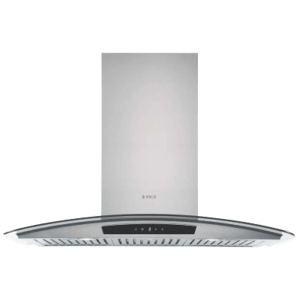 elica GLACE TRIM ETB PLUS LTW 903 TC3V 90cm 1220m3/hr Ductless Wall Mounted Chimney with Touch Control Panel (Steel)