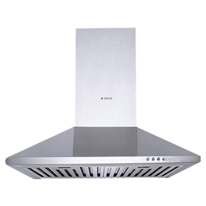 elica STRIP BF 60 SS 60cm 880m3/hr Ductless Wall Mounted Chimney with Push Button Control (Silver)