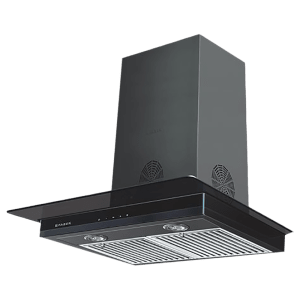 FABER SUPER 3D PLUS MAX T2S2 BK TC 60cm 1350m3/hr Ductless Wall Mounted Chimney with Touch Control Panel (Black)