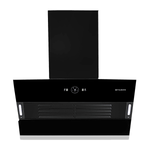 Faber Hood Vertigo 75cm 1200m3/hr Ducted Auto Clean Wall Mounted Chimney with Filterless Technology (Black)