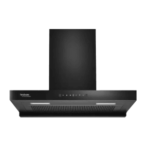 hindware Darcia 75cm 1200m3/hr Ducted Auto Clean Wall Mounted Chimney with Motion Sensor (Black)