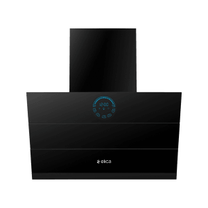 elica EFL 108 HAC LTW VMS 60 60cm 1350m3/hr Ducted Auto Clean Wall Mounted Chimney with Touch Control Panel (Black)