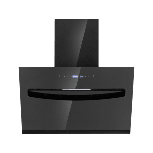 elica EFL S 607 BLDC HAC LTW VMS 60cm 1400m3/hr Ducted Auto Clean Wall Mounted Chimney with Vertical Motion Sensor (Black)