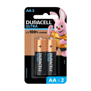 DURACELL Ultra Power Alkaline AA Battery (Pack of 2)