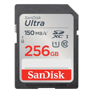 SanDisk Ultra SDXC 256GB Class 10 150MB/s Memory Card