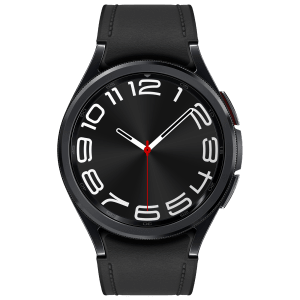 SAMSUNG Galaxy Watch6 Classic Smartwatch with Bluetooth Calling (43mm Super AMOLED Display, IP68 Water Resistant, Black Strap)