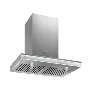 KAFF VISTOSI DHC 60cm 1250m3/hr Ducted Auto Clean Wall Mounted Chimney with Thermostatic Touch Control Panel (Steel)