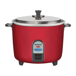 Panasonic Power Saving Series 0.6 Litre Electric Rice Cooker with Auto Shut Off (Metallic Burgundy)