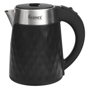 WARMEX Boil & Serve 09 1500 Watt 1.8 Litre Electric Kettle with Auto Shut Off (Black)