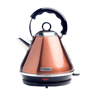 HADEN Boston 3000 Watt 1.7 Litre Electric Kettle with Water Level Indicator (Copper)