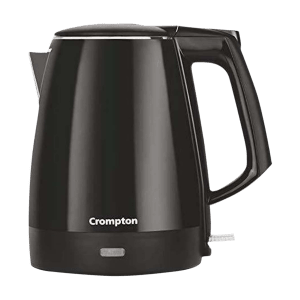 Crompton Activhot 1500 Watt 1.5 Litre Electric Kettle with Auto Shut Off (Black)