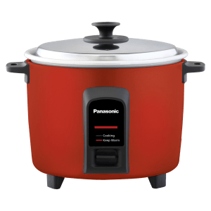 Panasonic Warmer Series 2.2 Litre Electric Rice Cooker with Keep Warm Function (Red)