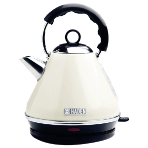 HADEN Boston 3000 Watt 1.7 Litre Electric Kettle with 360 Degree Rotation Base (Cream)