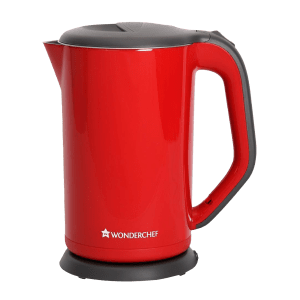 WONDERCHEF Crimson Edge 1800 Watt 1.7 Litre Electric Kettle with Auto Shut Off (Red)