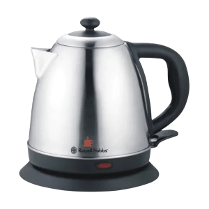 Russell Hobbs RJK1818S 1800 Watt 1.8 Litre Electric Kettle with 360 Degree Cordless Base (Silver/Black)