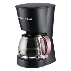 morphy richards Europa Brewmaster 750 Watt 10 Cups Automatic Black Coffee Maker with Anti Drip Function (Rose Gold)