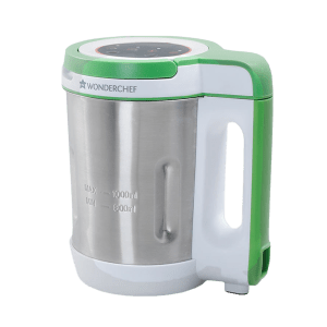 WONDERCHEF 800 Watt 1 Litre Soup Maker with Touch Control Panel (Green/Silver)