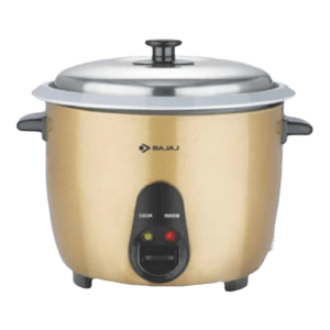 BAJAJ DLX Duo 1.8 Litre Electric Rice Cooker with Keep Warm Function (Gold)