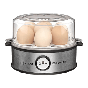 Lifelong LLEB05 7 Egg Electric Egg Boiler with Auto Shut Off (Silver)