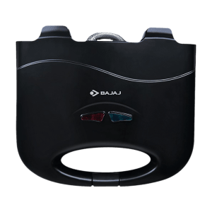 BAJAJ SWX 3 Deluxe 800W 2 Slice Sandwich Maker with LED Neon Indicator (Black)