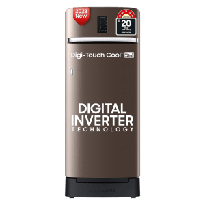 SAMSUNG 215 Litres 5 Star Direct Cool Single Door Refrigerator with Digi-Touch Cool (RR23C2F35DX/HL, Luxe Brown)