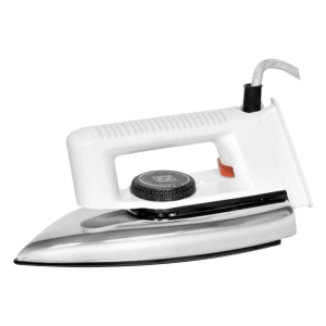 Fabiano 750 Watts Dry Iron (Non Stick Soleplate, EL-01, White)