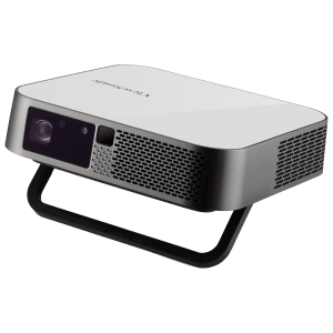 ViewSonic M2e Full HD LED Projector (1000 Lumens, HDMI, USB, WiFi, Bluetooth, Auto Keystone, Silver)