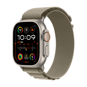 Apple Watch Ultra 2 GPS+Cellular with Olive Alpine Loop - M/L (49mm Display, Titanium Case)