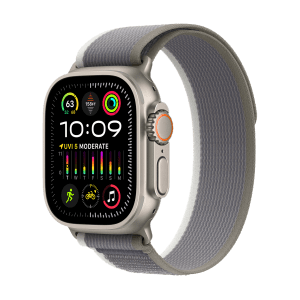 Apple Watch Ultra 2 GPS+Cellular with Green/Grey Trail Loop - M/L (49mm Display, Titanium Case)