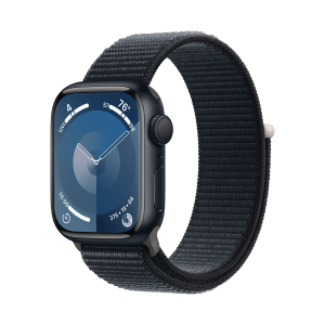 Apple Watch Series 9 GPS with Midnight Sport Loop - S/M (41mm Display, Midnight Aluminium Case)