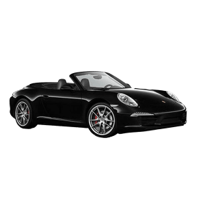 Porsche 911 Carrera S Cabriolet 1:12 Remote Controlled Car (SW-564, Black)