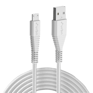 urbn Type C to Type B 4.95 Feet (1.5 M) Cable (Tangle-free Design, White)