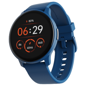 boAt Lunar Call Smartwatch with Bluetooth Calling (32.5mm HD Display, IP68 Water Resistant, Sapphire Blue Strap)