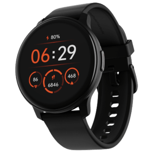 boAt Lunar Call Smartwatch with Bluetooth Calling (32.5mm HD Display, IP68 Water Resistant, Active Black Strap)