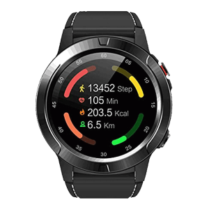 eOnz North Edge X-Trek 3 Smartwatch with Activity Tracker (33.02mm IPS Display, IP67 Waterproof, Black Strap)