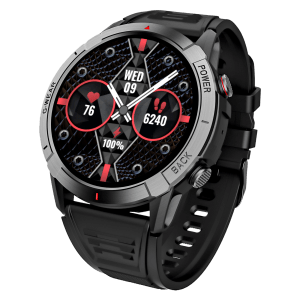 boAt Lunar Fit Smartwatch with Bluetooth Calling (36.9mm AMOLED Display, IP67 Water Resistant, Active Black Strap)