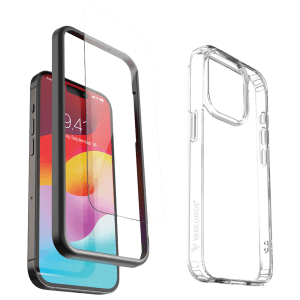VAKU LUXOS PC and TPU Back Cover for iPhone 14 (Edge to Edge Protection, Clear)