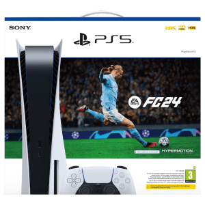 SONY Playstation 5 (50668787, White) with FC 24 Bundle