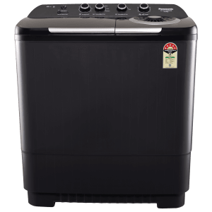 Panasonic 10 kg 5 Star Semi Automatic Washing Machine with Lint Filter (NA-W100B6BRB, Black)